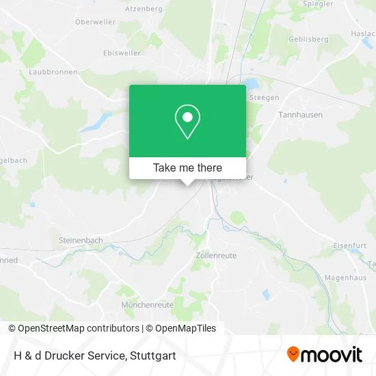 Карта H & d Drucker Service