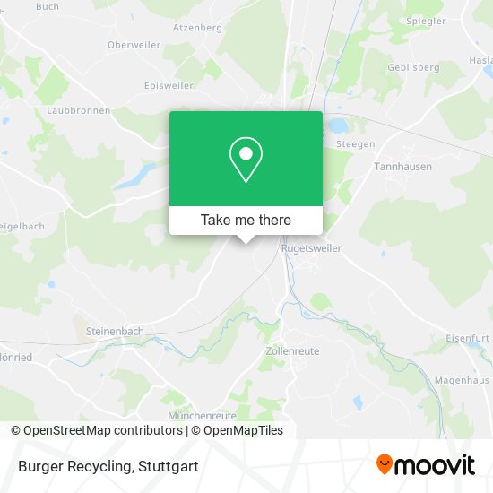 Карта Burger Recycling