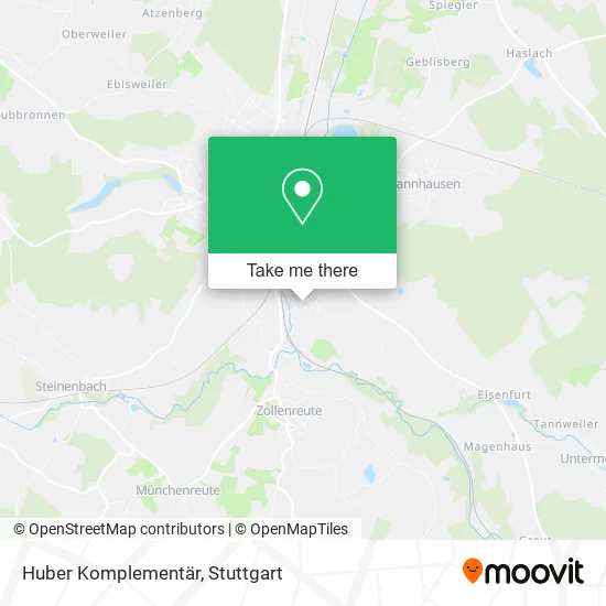 Карта Huber Komplementär