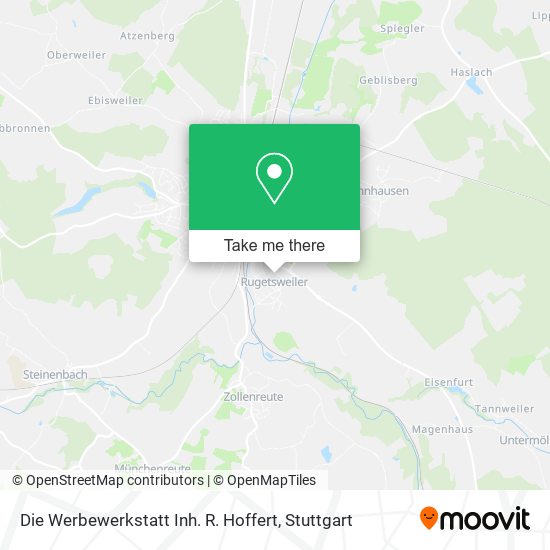 Карта Die Werbewerkstatt Inh. R. Hoffert