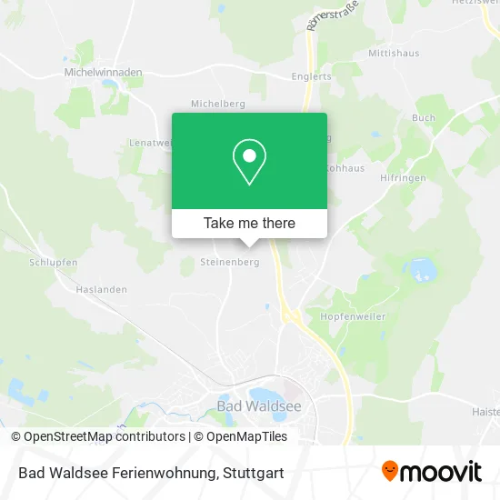 Карта Bad Waldsee Ferienwohnung