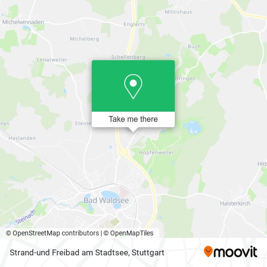 Strand-und Freibad am Stadtsee map