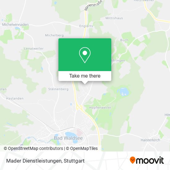 Mader Dienstleistungen map