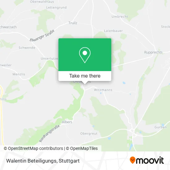 Карта Walentin Beteiligungs