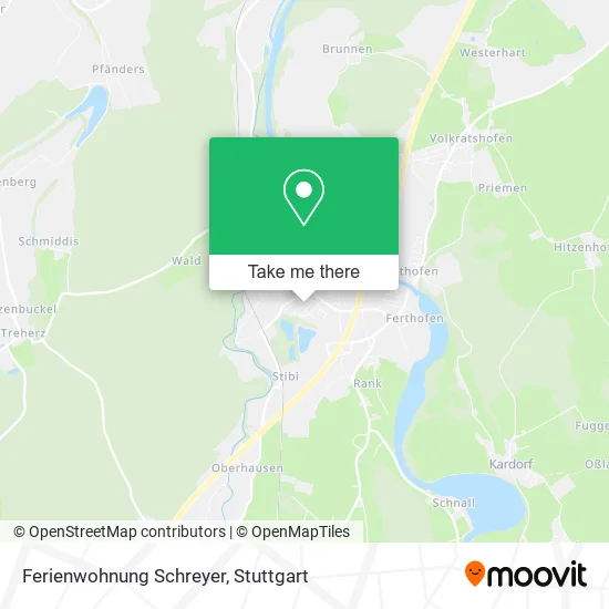 Карта Ferienwohnung Schreyer