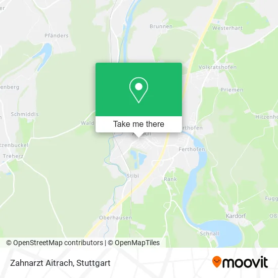 Карта Zahnarzt Aitrach