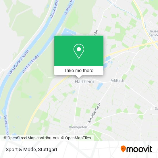 Sport & Mode map