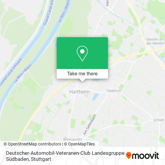Deutscher-Automobil-Veteranen-Club Landesgruppe Südbaden map