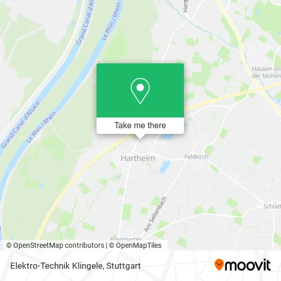 Карта Elektro-Technik Klingele
