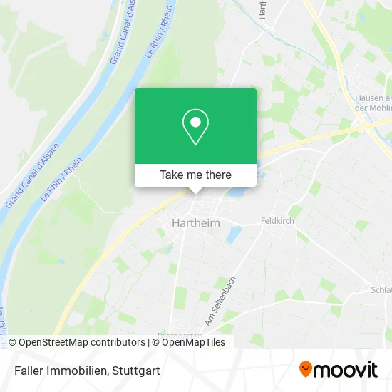 Карта Faller Immobilien