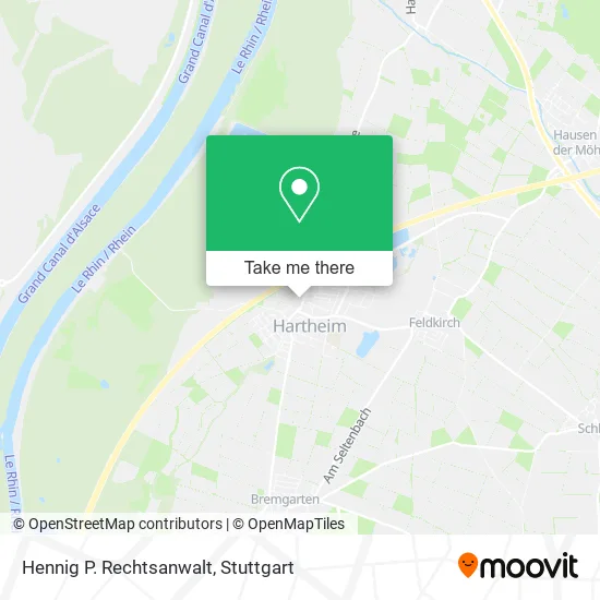 Карта Hennig P. Rechtsanwalt