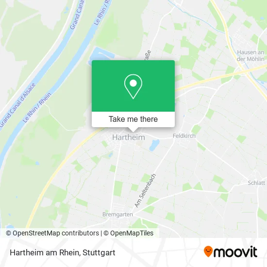 Карта Hartheim am Rhein