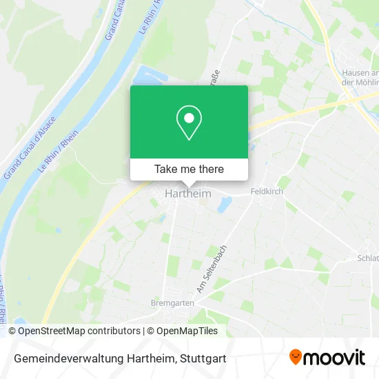 Карта Gemeindeverwaltung Hartheim