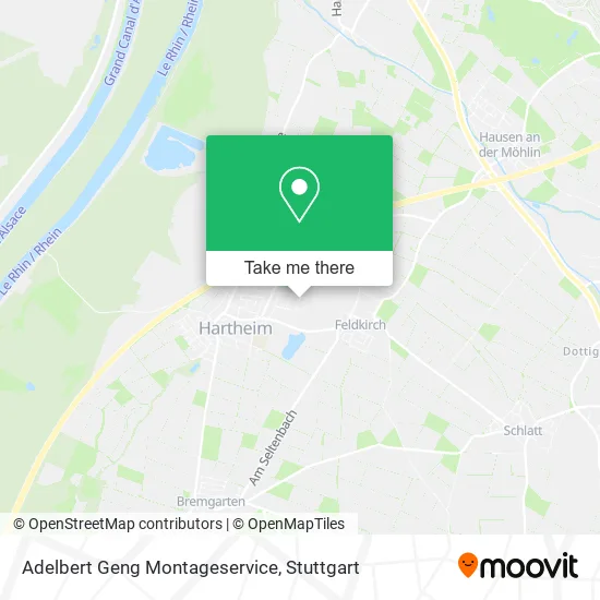 Карта Adelbert Geng Montageservice