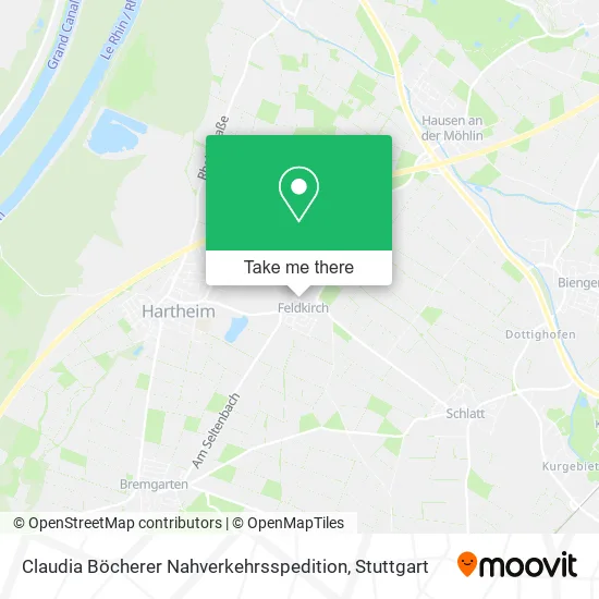 Карта Claudia Böcherer Nahverkehrsspedition