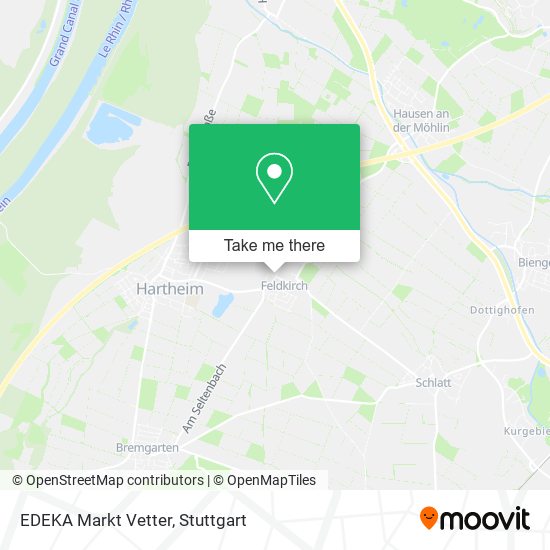 EDEKA Markt Vetter map