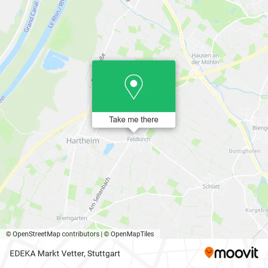 Карта EDEKA Markt Vetter