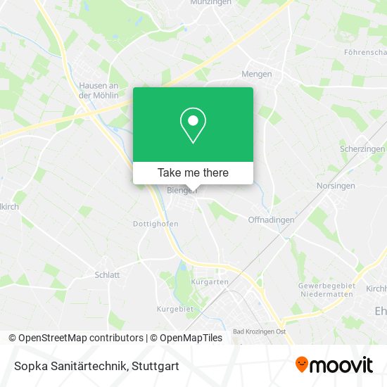 Sopka Sanitärtechnik map