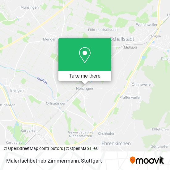 Malerfachbetrieb Zimmermann map