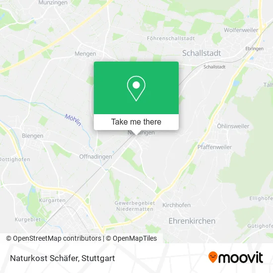 Карта Naturkost Schäfer