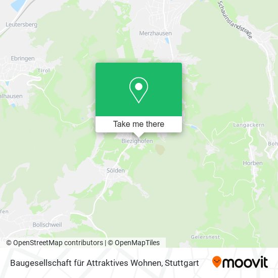 Baugesellschaft für Attraktives Wohnen map