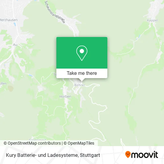 Карта Kury Batterie- und Ladesysteme