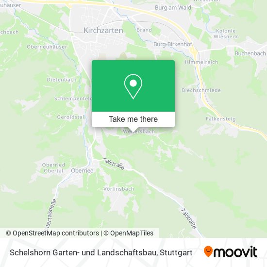 Schelshorn Garten- und Landschaftsbau map