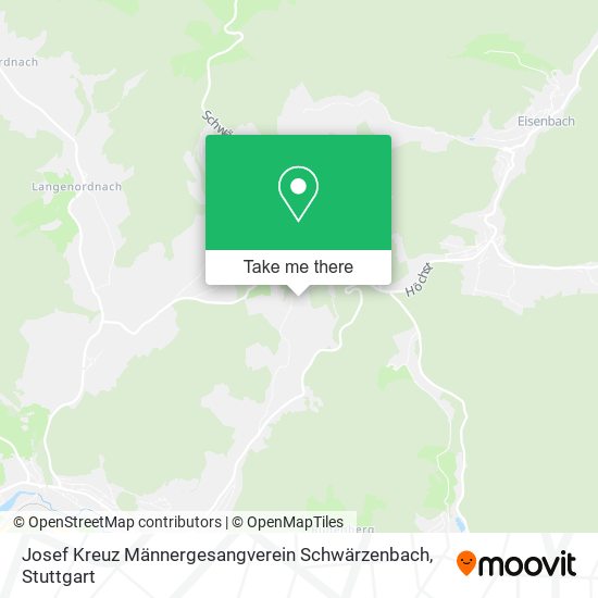 Josef Kreuz Männergesangverein Schwärzenbach map