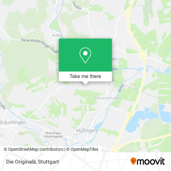 Карта Die Originalä
