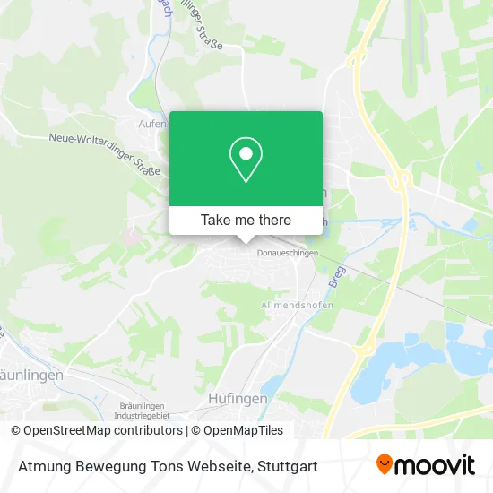 Карта Atmung Bewegung Tons Webseite