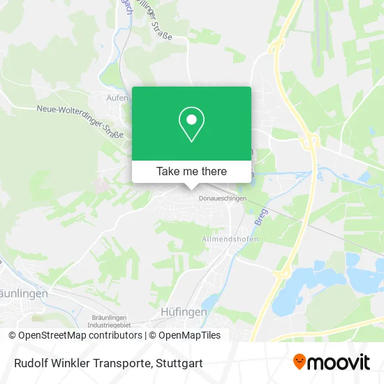 Карта Rudolf Winkler Transporte