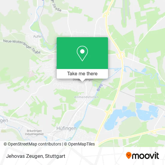Карта Jehovas Zeugen