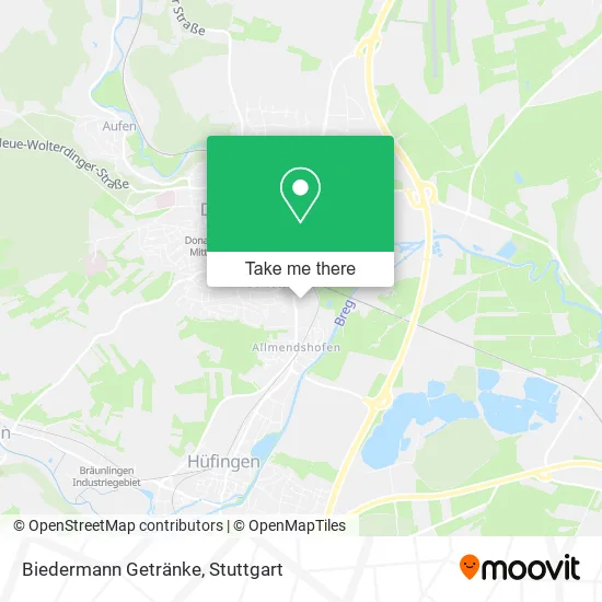 Карта Biedermann Getränke