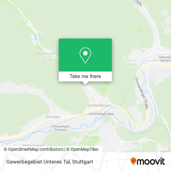 Карта Gewerbegebiet Unteres Tal