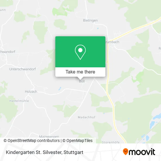 Карта Kindergarten St. Silvester