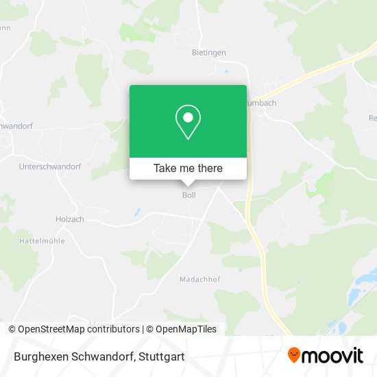 Burghexen Schwandorf map