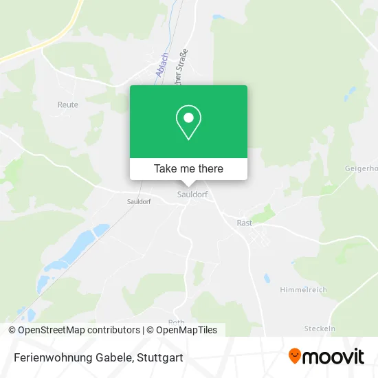 Карта Ferienwohnung Gabele