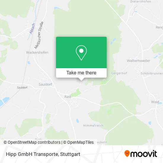 Карта Hipp GmbH Transporte