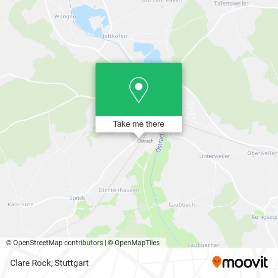 Clare Rock map