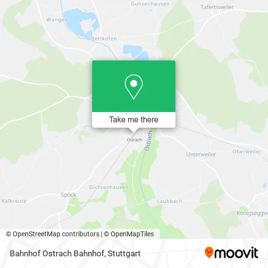 Карта Bahnhof Ostrach Bahnhof