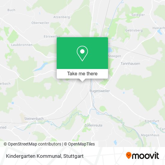 Kindergarten Kommunal map