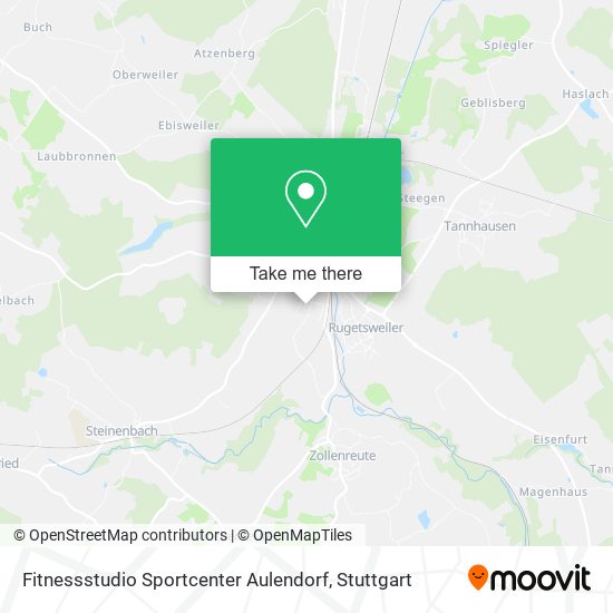 Fitnessstudio Sportcenter Aulendorf map