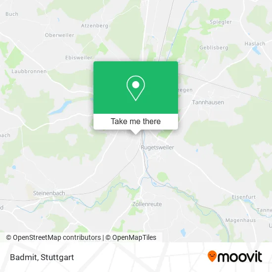 Карта Badmit