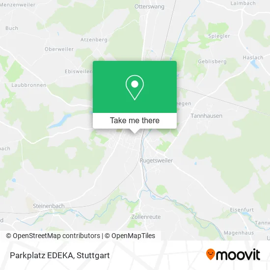 Карта Parkplatz EDEKA