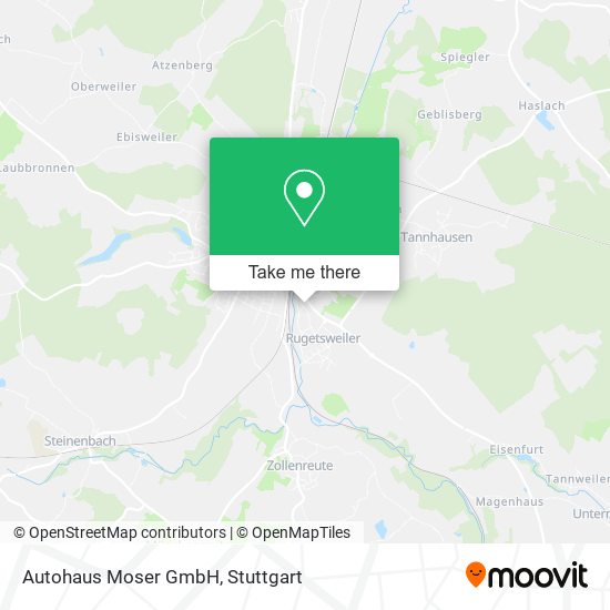 Autohaus Moser GmbH map