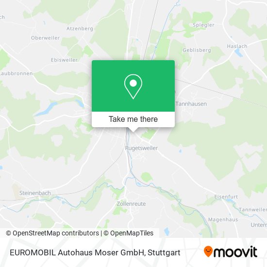 Карта EUROMOBIL Autohaus Moser GmbH