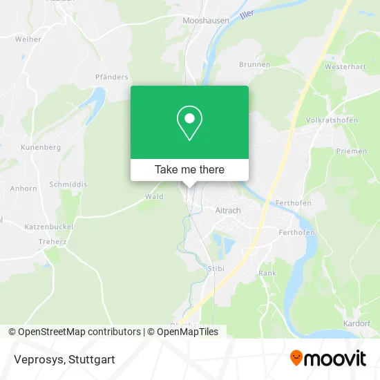 Veprosys map