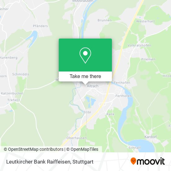 Leutkircher Bank Raiffeisen map