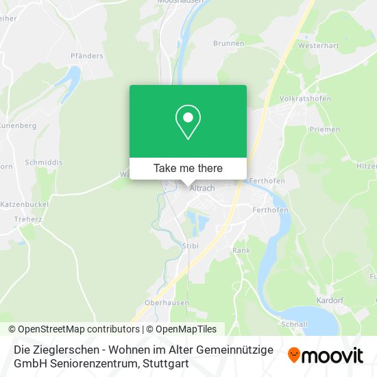 Die Zieglerschen - Wohnen im Alter Gemeinnützige GmbH Seniorenzentrum map