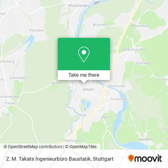 Карта Z. M. Takats Ingenieurbüro Baustatik